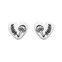 WILD HEART - Sterling Silver Studs